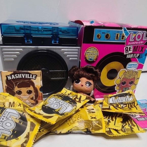 1 Nashville LOL Surprise REMIX Hair Flip Big Sister Doll Music Record New - Picture 1 of 1
